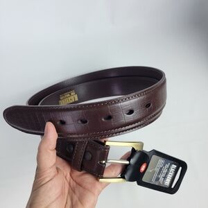 Blackhawk CQC Brown Gun Belt Reinforsed Spine 1½x48" Gator Finish Brass Buckle